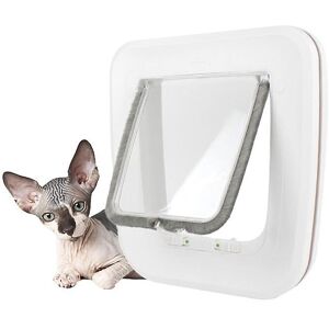Unbranded , Microchip Activated Cat Flap, Exclusive Entry, Easy Install, 4 Way Manual Lock Unbranded , Microchip Activated Cat Flap, Exclusive Entry, Easy Install, 4 Way Manual Lock