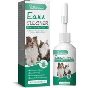 FLEMYE (20ml) Pet Ear Drops, Universal Ear Canal Cleaner For Cats And Dogs, Ear Mite De FLEMYE (20ml) Pet Ear Drops, Universal Ear Canal Cleaner For Cats And Dogs, Ear Mite De