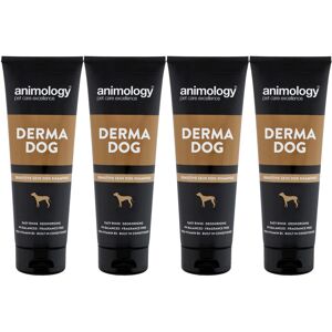 4 x Animology Derma Dog Shampoo - 250ml - ADE250A 4 x Animology Derma Dog Shampoo - 250ml - ADE250A
