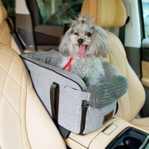 YETP STAR (grey) Dog Car Seat for Small Dogs Center Console Seat on Car Armrest Detachable YETP STAR (grey) Dog Car Seat for Small Dogs Center Console Seat on Car Armrest Detachable