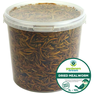 Gardeners Dream GardenersDream Dried Mealworms - Nutritious Wild Bird Food Treats 5L Gardeners Dream GardenersDream Dried Mealworms - Nutritious Wild Bird Food Treats 5L