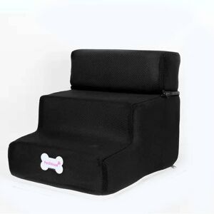Unbranded (Black) 3 Easy Step Dog Stairs For High Bed Pet Cat Ramp Ladder Removable Top Du Unbranded (Black) 3 Easy Step Dog Stairs For High Bed Pet Cat Ramp Ladder Removable Top Du