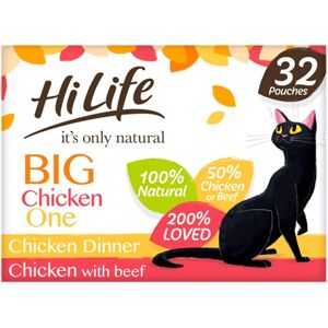 HiLife it's only natural - Complete Wet Cat Food - The Big Chicken One in Jelly HiLife it's only natural - Complete Wet Cat Food - The Big Chicken One in Jelly