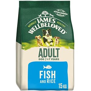James Wellbeloved Adult Fish & Rice 15 kg Bag, Hypoallergenic Dry Dog Food James Wellbeloved Adult Fish & Rice 15 kg Bag, Hypoallergenic Dry Dog Food
