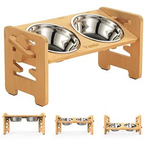 Vantic Raised Dog Bowl - Adjustable Dog Bowls on Stands, Elevated Dog Bowls for Vantic Raised Dog Bowl - Adjustable Dog Bowls on Stands, Elevated Dog Bowls for