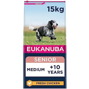 Eukanuba Complete Dry Dog Food for Senior Medium Breeds with Fresh Chicken 15 kg Eukanuba Complete Dry Dog Food for Senior Medium Breeds with Fresh Chicken 15 kg