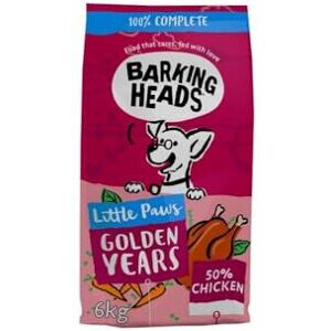 Barking Heads Complete Dry Dog Food 6kg - Senior Little Paws (Small Breed) Golde Barking Heads Complete Dry Dog Food 6kg - Senior Little Paws (Small Breed) Golde
