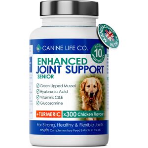 Canine Life Co. Senior Dog Joint Supplement High Strength With Turmeric Glucosamine & Green Lipp Canine Life Co. Senior Dog Joint Supplement High Strength With Turmeric Glucosamine & Green Lipp