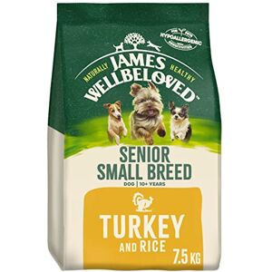 James Wellbeloved Complete Dry Senior Small Breed Dog Food Turkey and Rice, 7.5 James Wellbeloved Complete Dry Senior Small Breed Dog Food Turkey and Rice, 7.5