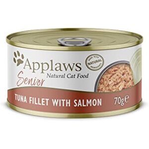 Applaws Natural Senior Wet Cat Food,Tuna with Salmon in a Soft Mousse Jelly 70g Applaws Natural Senior Wet Cat Food,Tuna with Salmon in a Soft Mousse Jelly 70g