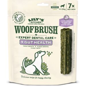 Lily's Kitchen Woofbrush Gut Health Dental Chew - Natural Dental Sticks for Medi Lily's Kitchen Woofbrush Gut Health Dental Chew - Natural Dental Sticks for Medi