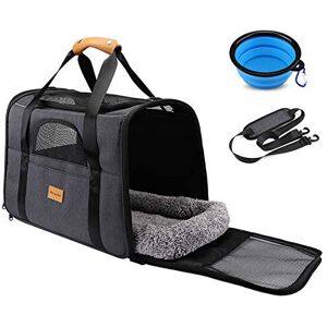 Morpilot Pet Carrier Bag, Portable Cat Carrier Bag Top Opening, Removable Mat an Morpilot Pet Carrier Bag, Portable Cat Carrier Bag Top Opening, Removable Mat an