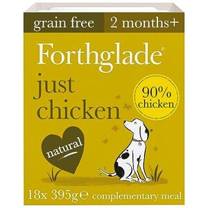 Forthglade Complementary Natural Wet Dog Food - Grain Free Just Chicken with veg Forthglade Complementary Natural Wet Dog Food - Grain Free Just Chicken with veg