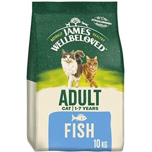 James Wellbeloved Adult Fish 10 kg Bags, Hypoallergenic Dry Cat Food James Wellbeloved Adult Fish 10 kg Bags, Hypoallergenic Dry Cat Food