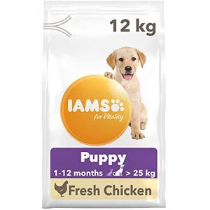IAMS Complete Dry Dog Food for Puppy Large Breeds with Chicken 12 kg IAMS Complete Dry Dog Food for Puppy Large Breeds with Chicken 12 kg