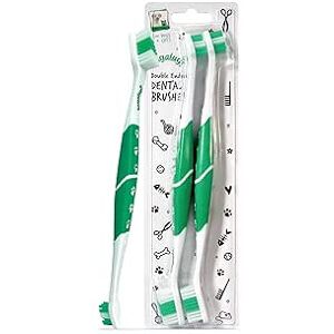 Bugalugs Dog Toothbrush & Cat Toothbrush Dual Ended Dog Plaque Remover Tool Bugalugs Dog Toothbrush & Cat Toothbrush Dual Ended Dog Plaque Remover Tool
