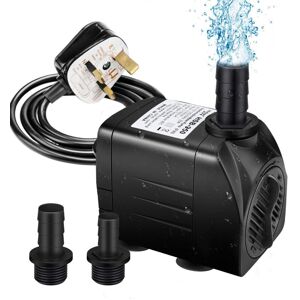 Powcan Water Pump Submersible Water Pump 400Gph 1500L/H Ultra-Quiet 25W Fountain Pond A Powcan Water Pump Submersible Water Pump 400Gph 1500L/H Ultra-Quiet 25W Fountain Pond A