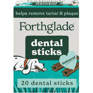 Forthglade Natural Dog Dental Sticks Plant Based & Grain Free Dental Chews - 20 Forthglade Natural Dog Dental Sticks Plant Based & Grain Free Dental Chews - 20