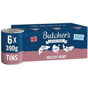 Unbranded Butcher's Healthy Heart Wet Dog Food Tins, 9.36 kg (24 x 390 g) Unbranded Butcher's Healthy Heart Wet Dog Food Tins, 9.36 kg (24 x 390 g)