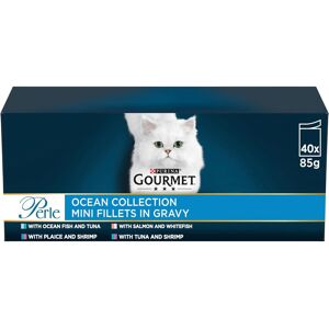 Purina GOURMET Perle Ocean Collection Wet Cat Food 40x85g – Multipack, Complete Adult N Purina GOURMET Perle Ocean Collection Wet Cat Food 40x85g – Multipack, Complete Adult N