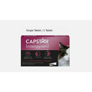 Elanco Capstar 11,4 mg Flea Treatment for Cats & Dogs - Flea Treatment Elanco Capstar 11,4 mg Flea Treatment for Cats & Dogs - Flea Treatment