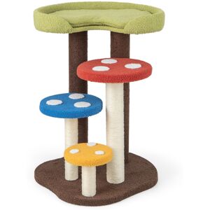 Costway Cat Tree 5-Tier Cat Tower Indoor Mushroom Kitten Activity Center Costway Cat Tree 5-Tier Cat Tower Indoor Mushroom Kitten Activity Center