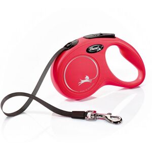 (5m, Red) Flexi New Classic Tape Large Retractable Dog Lead (5m, Red) Flexi New Classic Tape Large Retractable Dog Lead