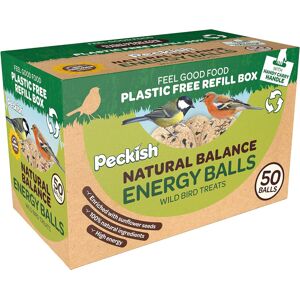 Peckish Natural Balance High Energy Fat Balls for Wild Birds - 50 fat ball Box, Peckish Natural Balance High Energy Fat Balls for Wild Birds - 50 fat ball Box,