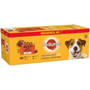 Pedigree Mixed Selection in Jelly 40 Pouches, Adult Wet Dog Food, Megapack , 100 Pedigree Mixed Selection in Jelly 40 Pouches, Adult Wet Dog Food, Megapack , 100