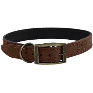HugglePets Leather Dog Collar - X Large, Tan HugglePets Leather Dog Collar - X Large, Tan