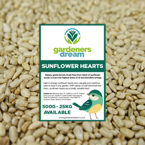 Gardeners Dream GardenersDream Sunflower Hearts - Kernels Premium Seed Bakery Wild Bird Food Gardeners Dream GardenersDream Sunflower Hearts - Kernels Premium Seed Bakery Wild Bird Food
