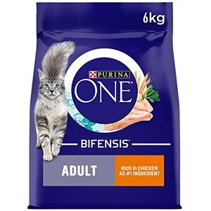 Purina ONE Adult Dry Cat Food Rich in Chicken 6kg, Pack of 1 Purina ONE Adult Dry Cat Food Rich in Chicken 6kg, Pack of 1