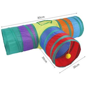 Unbranded (Three Channels) Toy Tunnel Cat Pop Up Tube Collapsible Puppy Kitten Channel Toy Unbranded (Three Channels) Toy Tunnel Cat Pop Up Tube Collapsible Puppy Kitten Channel Toy