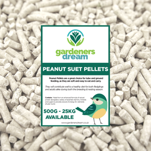 Gardeners Dream GardenersDream Peanut Suet Pellets - High Energy Feed Wild Bird Garden Food Gardeners Dream GardenersDream Peanut Suet Pellets - High Energy Feed Wild Bird Garden Food