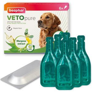 Beaphar VETOpure Medium Dog Over 15kg Spot On Natural Flea Repellent Treatment Beaphar VETOpure Medium Dog Over 15kg Spot On Natural Flea Repellent Treatment