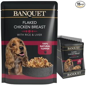 HiLife Banquet - Wet Dog Food - Flaked Chicken Breast, Rice, Liver - 100% Natura HiLife Banquet - Wet Dog Food - Flaked Chicken Breast, Rice, Liver - 100% Natura