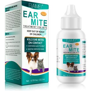 Bynone Pet Ear Mite Oil Ear Drops for Dogs and Cats Gentle Softening Ear Wax Cleaning Bynone Pet Ear Mite Oil Ear Drops for Dogs and Cats Gentle Softening Ear Wax Cleaning