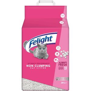 Felight Store Felight Non-Clumping Cat Litter (20L Bag) - Antibacterial Silverfresh Technology Felight Store Felight Non-Clumping Cat Litter (20L Bag) - Antibacterial Silverfresh Technology