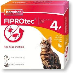 Beaphar FIPROtec Spot-On Kills Fleas Ticks Vet Strength Treatment Easy to Apply Beaphar FIPROtec Spot-On Kills Fleas Ticks Vet Strength Treatment Easy to Apply