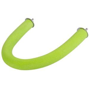 Parrot Bird Wood Perch Stand Toys, U-Shaped Curved Corner Pet Stand Rack-Green19X2X17Cm Parrot Bird Wood Perch Stand Toys, U-Shaped Curved Corner Pet Stand Rack-Green19X2X17Cm