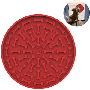 Cadbury Dog Slow Dispensing Treater Mat Dog Lick Pad Peanut Butter Lick Mat-Red Cadbury Dog Slow Dispensing Treater Mat Dog Lick Pad Peanut Butter Lick Mat-Red