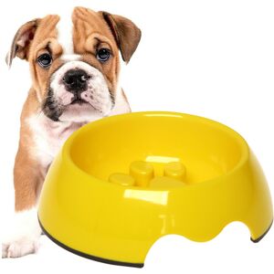 Stellar Slow Feeder Dog Bowl, Anti-Gulping Slow Eating Bowl,Food Water Bowl-Yellow Stellar Slow Feeder Dog Bowl, Anti-Gulping Slow Eating Bowl,Food Water Bowl-Yellow
