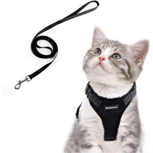 Nerf Cat Small Dog Leash Kitten Harness Adjustable Black Xs Reflective Cat Harness Co Nerf Cat Small Dog Leash Kitten Harness Adjustable Black Xs Reflective Cat Harness Co