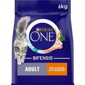 Purina ONE Adult Dry Cat Food Rich in Chicken 6kg, Packaging may vary Purina ONE Adult Dry Cat Food Rich in Chicken 6kg, Packaging may vary