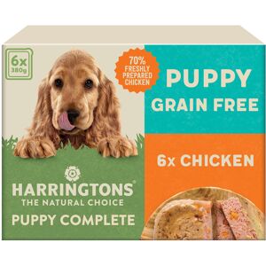 Harringtons Complete Wet Tray Grain Free Hypoallergenic Puppy Food 6x380g - Chicken & Potato Harringtons Complete Wet Tray Grain Free Hypoallergenic Puppy Food 6x380g - Chicken & Potato