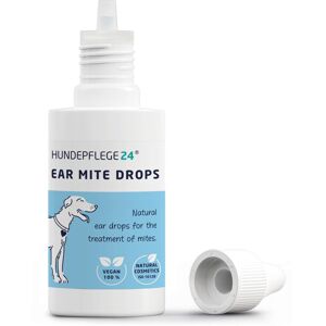 Hundepflege24 ear drops for dogs & cats against ear mites, inflammation, ear mange, itching & Hundepflege24 ear drops for dogs & cats against ear mites, inflammation, ear mange, itching &