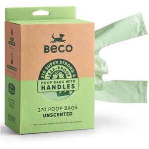 Beco Strong & Large Poop Bags BBGH-270, 33x18cm, 270-Count, Leak-Proof, Tear-Res Beco Strong & Large Poop Bags BBGH-270, 33x18cm, 270-Count, Leak-Proof, Tear-Res