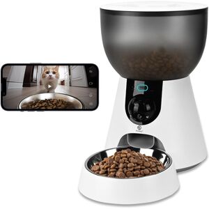 Unbranded Automatic Cat Feeder with Camera, 5G WiFi Pet Feeder with App Control, Low Food Unbranded Automatic Cat Feeder with Camera, 5G WiFi Pet Feeder with App Control, Low Food