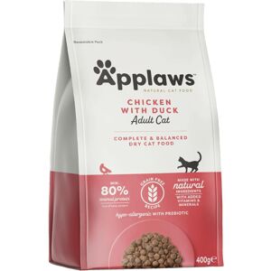 Applaws Complete and Grain Free Dry Cat Food 400g, Adult Chicken with Extra Duck Applaws Complete and Grain Free Dry Cat Food 400g, Adult Chicken with Extra Duck