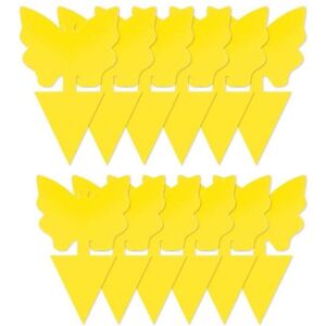 Unbranded Pest Trap,Fly and Gnat Trap, 12pcs, Yellow Sticky, Double Sided, for Plants, Con Unbranded Pest Trap,Fly and Gnat Trap, 12pcs, Yellow Sticky, Double Sided, for Plants, Con